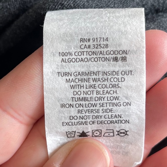 Armani Exchange Grey long sleeve shoulder zipper top - Picture 4 of 5